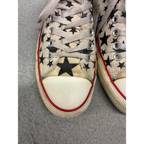 Converse Chuck Taylor All Star Low Top Sneakers Men's 9 Star Print Canvas Shoes - Picture 7 of 16